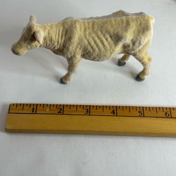 Flocked Barnyard animals with sounds cow sheep dog - Picture 6 of 6